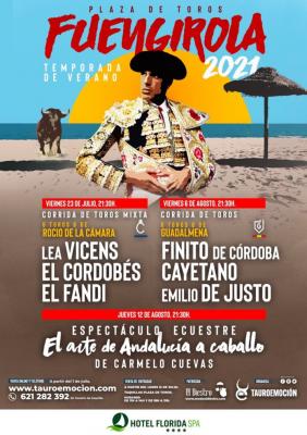 Tauroemoción da a conocer los carteles del verano en la plaza de toros de Fuengirola (Málaga)