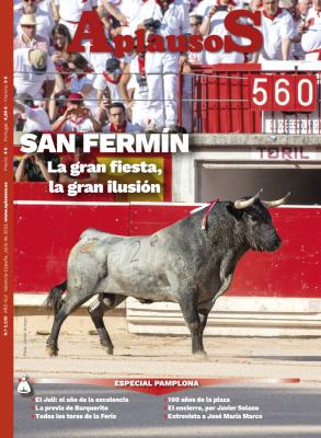 Especial de San Fermín en el nuevo número 2235 del mes de julio de la revista Aplausos