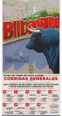 Nueve festejos para el regreso de las Corridas Generales de Bilbao 2022